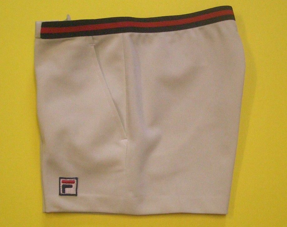 short pantaloncino corto tennis junior bambino vintage anni '70 fila