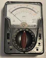 Vintage Industrial Triplett Model 630-APL Analog Multimeter Tester USA, No Leads