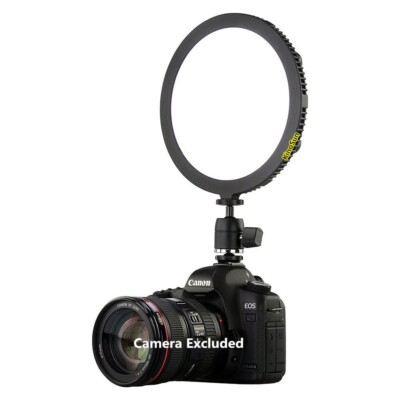 C-200RS Round Soft LED Light on-camera Bi-color CRI95 16W 7''