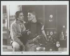 MATTHEW MODINE MICHAEL SCHOEFFLING in Crazy For You '84 MOTORCYCLE