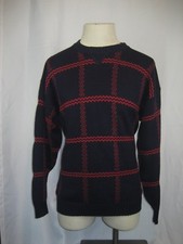 Mens NWOT Cotton Izod Crew Neck Winter Fancy Pullover Sweater Jumper sz L