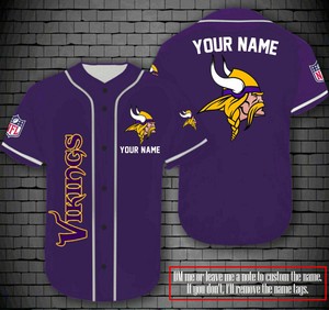 vikings baseball jersey