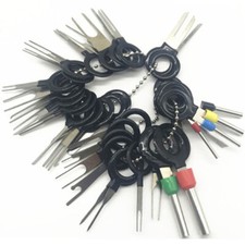 38x Car Electrical Terminal Wiring Crimp Connector Release Pin Removal Key Tools