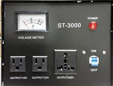 ST-3000 Watt Voltage Converter Transformer - Heavy Duty Step Up/Down
