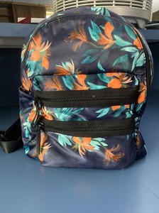 nine west floral backpack