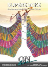 (70,00€/kg)*Supersocke Happy Life color* ONline 100g Socken-Pulloverwolle 4fach