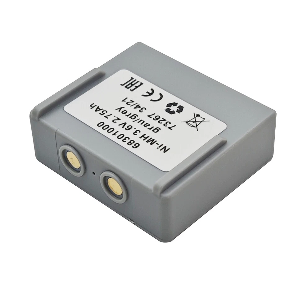 2x 68301000 3.6V 2750mAh Rechargeable Ni-MH Battery for Hetronic Remote 68300900 - image 4 of 4