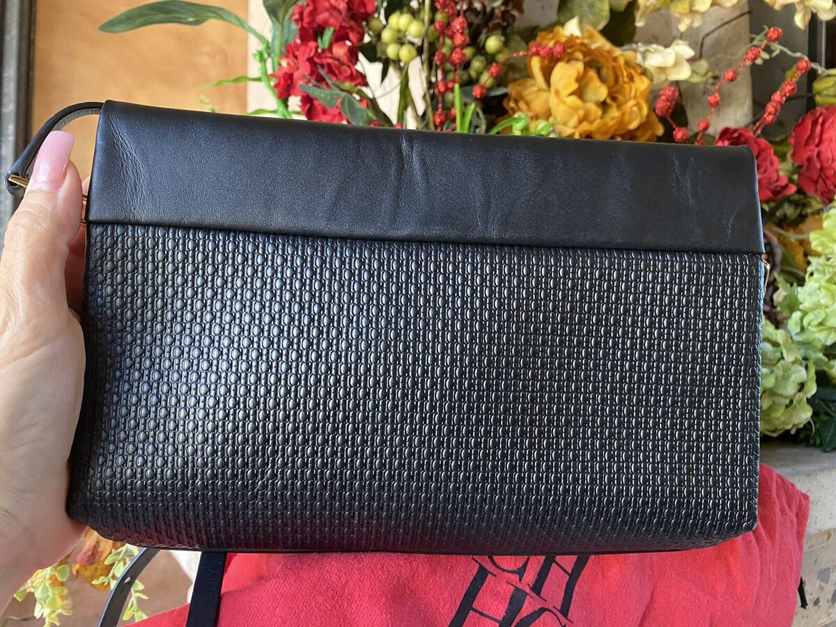 CH CAROLINA HERRERA INRO BLACK AND RED EMBOSSED CONVERTIBLE CH CAROLINA HERRERA INRO BLACK AND RED EMBOSSED CONVERTIBLE