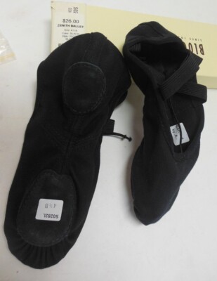  Bloch black Splitsole Ballet Shoe S0282L  Zenith Canvas Ladies Sturdy fabric
