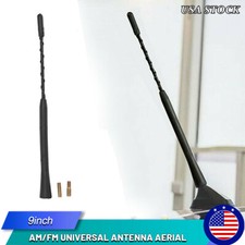 9 Antenna Aluminum Aerial Amfm Radio Replacement Car Auto Roof Mast Universal