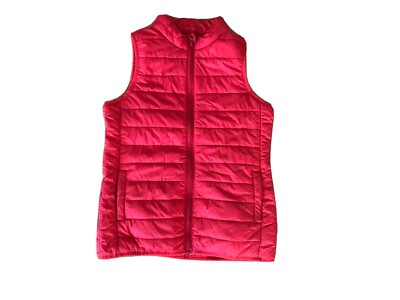  ZELOS Puffy Thin Girls Sport zip up Vest