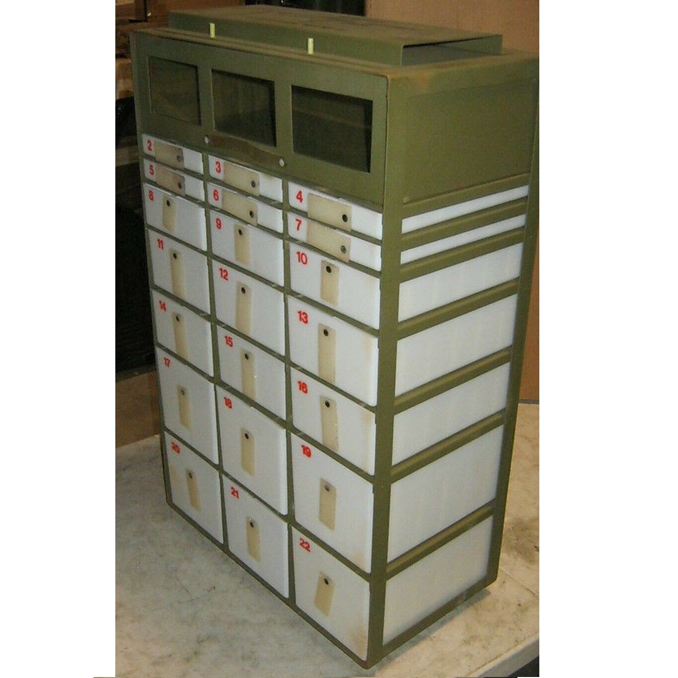 32x20x11 Case 22 Drawer Insert Unit for Aluminum Military Medical Supply Chest