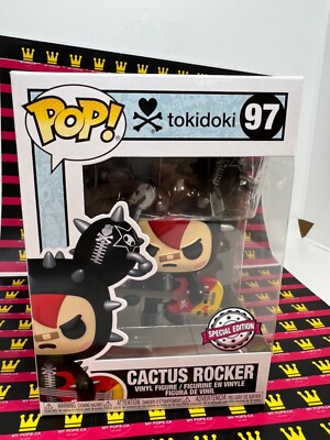 *IN HAND* SPECIAL EDITION Funko Pop! TOKIDOKI CACTUS ROCKER #97 | eBay