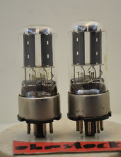 6N8S x 2pcs. matched PAIR - 6SN7 / ECC32 / 1578 NEW - metal base