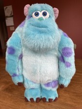 Sully Monsters Inc Disney Store Plush Pixar Large Sulley Stuffed Animal 16"