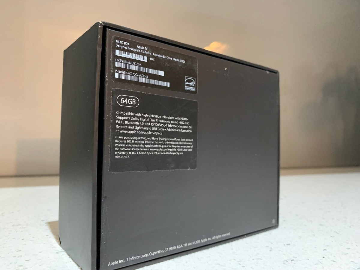 Apple TV 第4世代 64GB A1625 HDMI対応 Apple TV HD A1625 (4th Generation) 2015 USED – Gear Distro