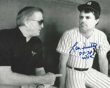 LOU PINIELLA NEW YORK YANKEES MANAGER SIGNED AUTHENTIC 8x10 PHOTO w/COA MLB