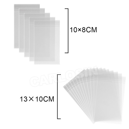 Clear Plastic Candy Packaging Bags Self Adhesive Cookie Biscuit Gift Bags - Picture 3 of 12