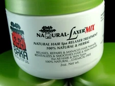 Organic hair care, All Natural Hair Relaxer NO Chemicals, Natural-Laxer Mix 2 oz