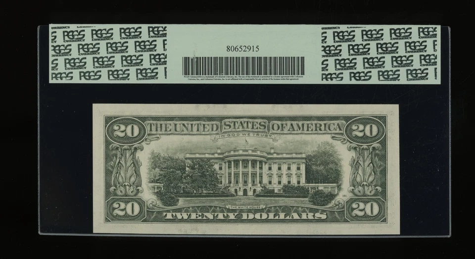 DBR 1981-A $20 FRN Dallas Gem Fr. 2074-K PCGS 66 PPQ Serial K74390157A - Image 2 of 2