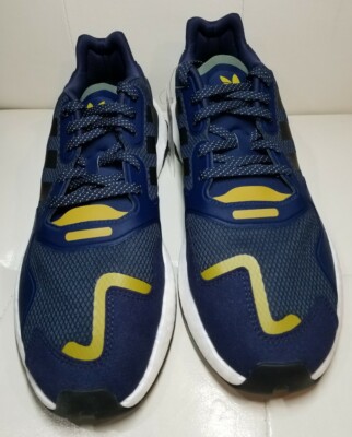 adidas Boost Day Jogger FW4832 Running Trainer Navy Blue Black Gold 12.5… adidas Day Jogger Boost Running Trainer Navy Blue Black  main image 4