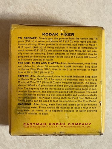 1960s Kodak Photographic Paper F-2-2 Sizes-100 Sheets Sealed Original Box - Picture 11 of 13