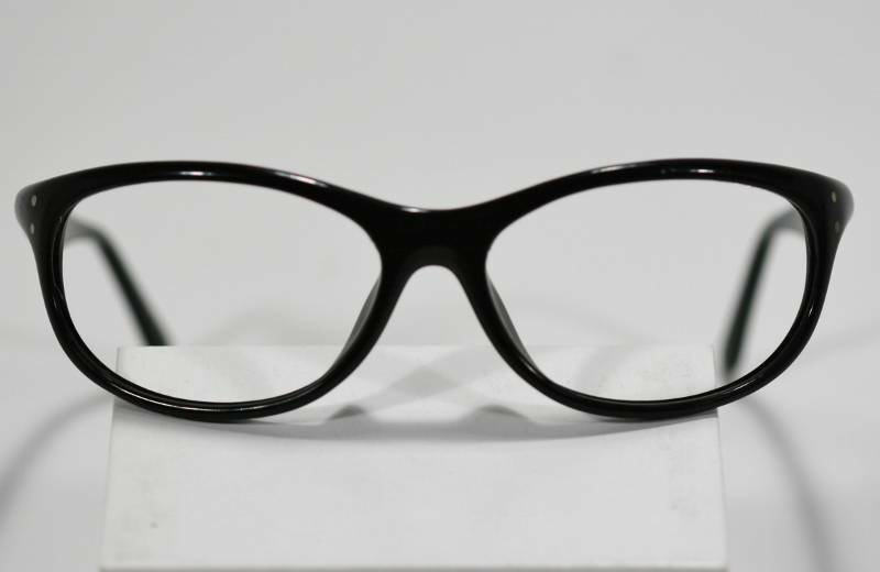 Fossil Unisex RONALD Black Plastic Eyeglass Frames Designer Style Rx