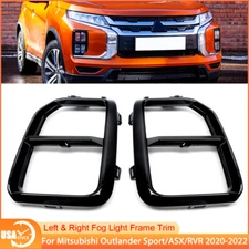 Front Bumper Fog Light Cover Trim Bezel For Outlander Sport ASX RVR 2020-2022