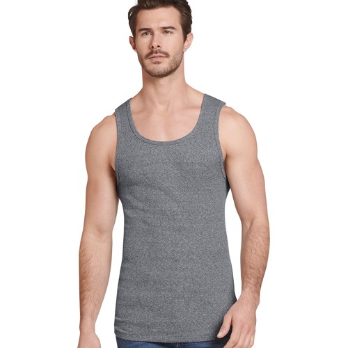 Jockey Essentials Men’s Stay Cool Durable Cotton Tank Top Shirts 3-Pack: S-3XL - Picture 6 of 13