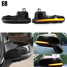 W/Sequential LED Side Mirror Blinker Signal Lights For 16-21 Toyota Tacoma RVA4