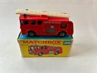 Matchbox Lesney Superfast SF35 Merryweather Fire Engine, metallic red, F BOX