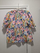 NWOT Boden Linen Blouse Sz 12
