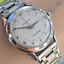 Vintage HAMILTON K-501 Men's automatic watch Cal.661 Stainless steel 1954