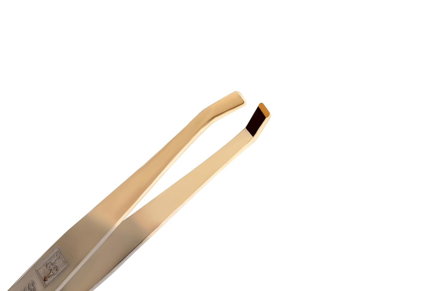 Tweezers for Eyebrows | Slanted Tip | Professional Stainless Steel |Slanted Tip 