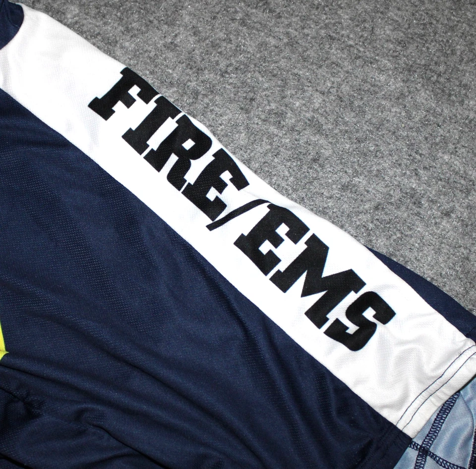 JACKSON HOLE FIRE EMS 3/4 ZIP L/S BIKE JERSEY Teton County Cycling XXL Jersey - Image 3 of 4