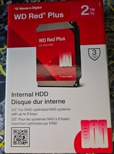 WD 2TB Red Plus NAS 5400 RPM SATA 6 Gb/s 3.5" 64MB Internal Hard Drive HDD