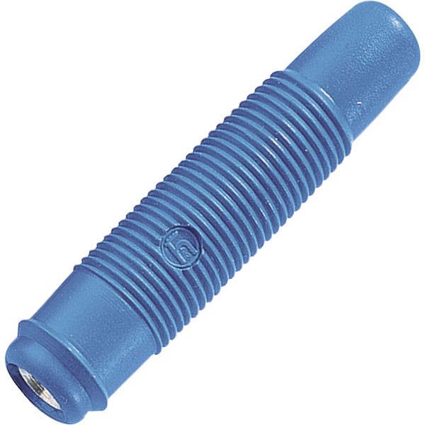 SKS Hirschmann 4mm KUN 30 Socket DC 16A Blue