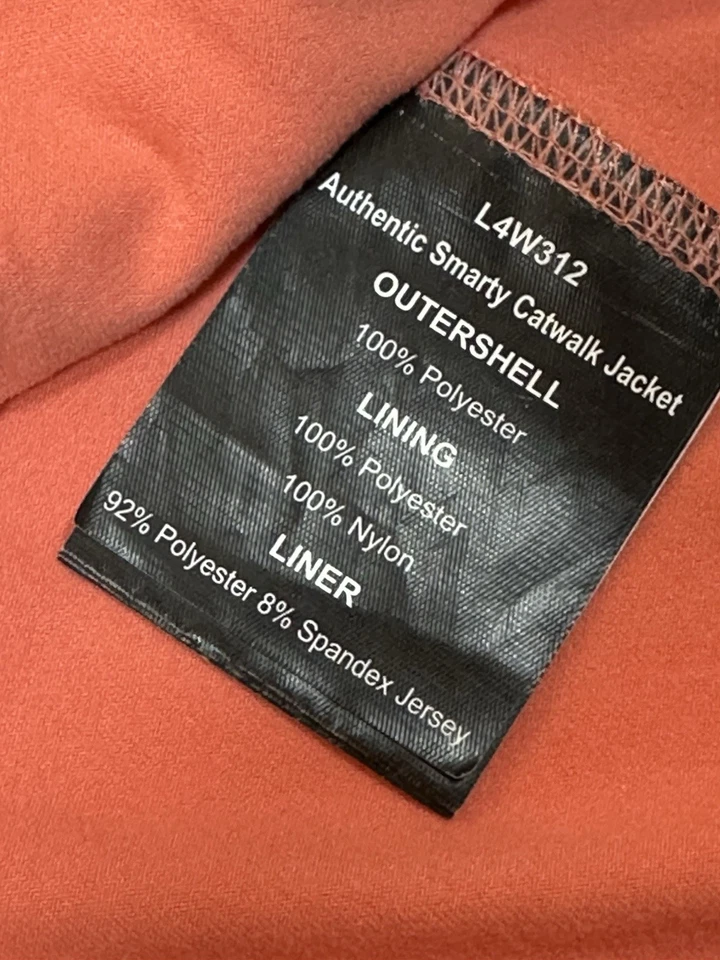 686 Six Eight Six Mujer Pequeña Inteligente Chaqueta de Pasarela Forro de Vellón Cremallera Completa Melocotón Foto 4 de 4