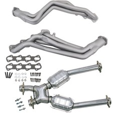 For 1999-2004 Mustang Cobra Mach 1 1-58 Bbk Long Tube Headers High Flow Cats