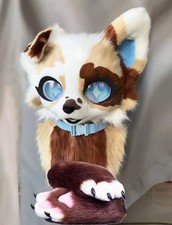 Fursuit Long Fur Husky Fox Mascot Head Party Halloween Fur Cosplay-Promotion