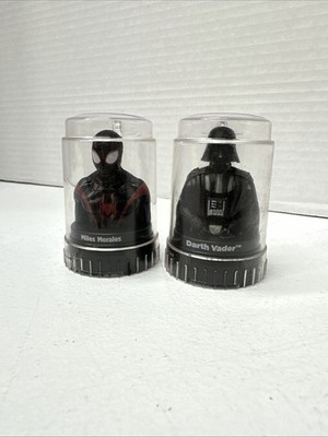 Good 2 Grow Podz Collectible Bottle Topper Spider-Man Miles Morales/Darth Vader