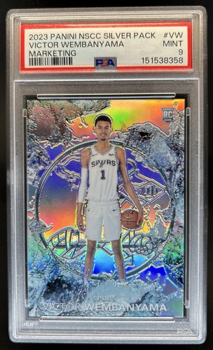 2023 Panini National Silver Victor Wembanyama Marketing Insert RC #VW PSA 9