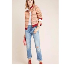 NWOT Anthropologie pilcro Distressed Slim Boyfriend Jeans Size 26
