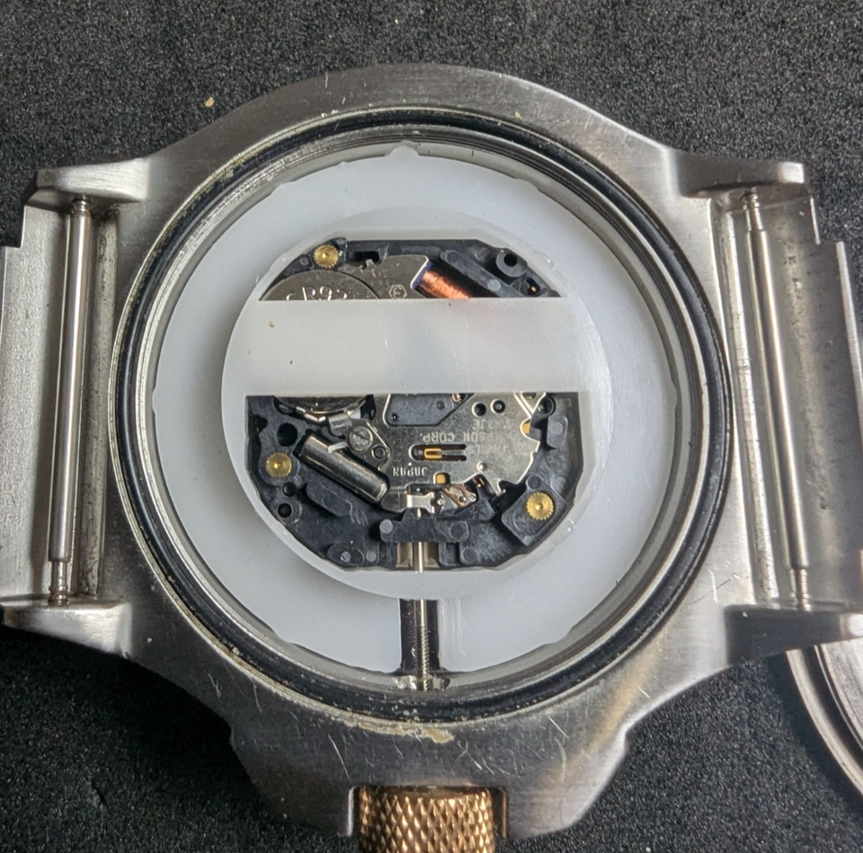 GUESS Rigor Denim Multi-Function Watch Model W0040G6 Blue Denim 45mm ...