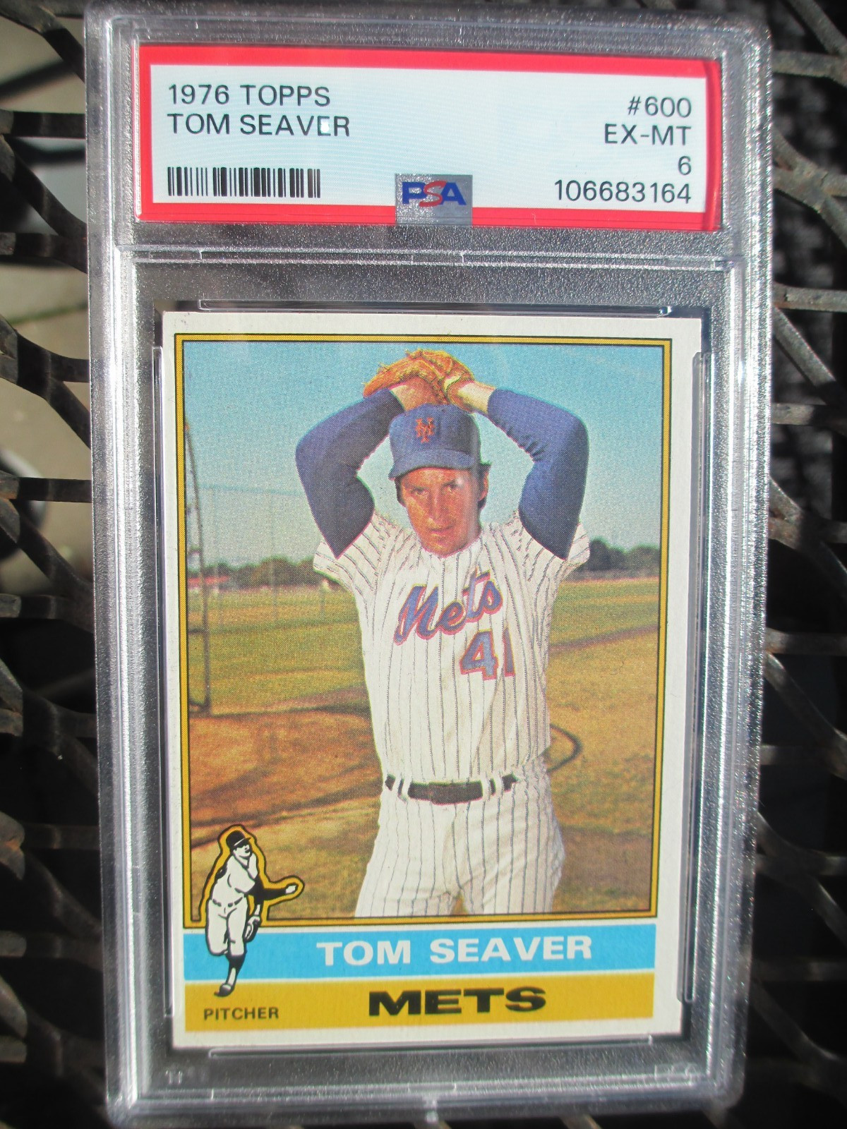 Topps 1976 Tom Seaver # 600 PSA  EX-MT  6