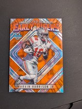 Marvin Harrison Orange Early Risers /25 2023 Bowman Chrome U University Ohio St