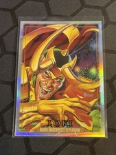 2024 SkyBox Marvel Masterpieces 92 Platinum Loki #50 Rainbow