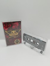 AEROSMITH - PERMANENT VACATION - Cassette Tape Album 1987 WX126C HYPE STICKER