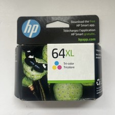 Genuine HP 64XL High Yield Ink Cartridge Tri Color (N9J91AN) Exp. July 2024 New