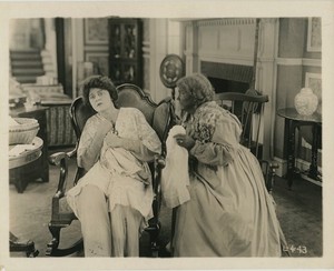 ORIGINAL 1918 silent movie photo "The Liar" Virginia Pearson